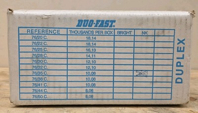 Original Duo-Fast 76/35 C Klammern für Senco M3 + SNS, 35mm, 10080St. N-Klammer