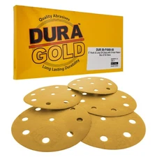 Dura-1000 Grit - 5" Sanding Discs - 9-Hole Hook and Loop for DA Sander - 50pk