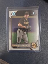 2022 Bowman Draft #BDC-82 Robby Snelling Chrome 1st Bowman Padres Marlins