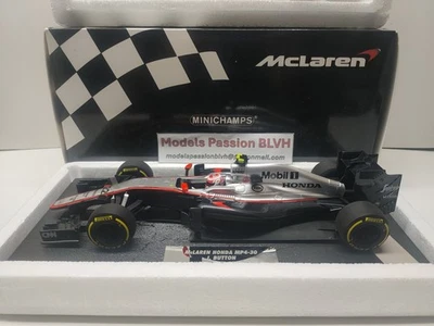 McLaren MP4-30 Button Australian GP 2015 1/18 F1 Minichamps - Photo 1/4