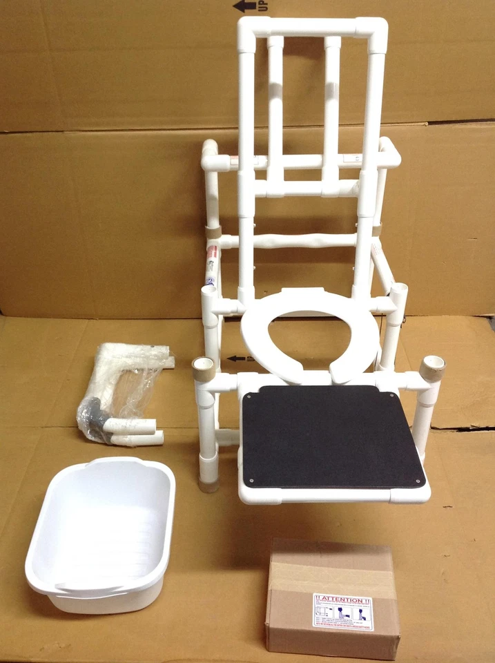 NOVO ASSENTO E TIGELA DE VASO SANITÁRIO MJM Healthcare grau hospitalar e configuração completa - Imagem 4 de 4