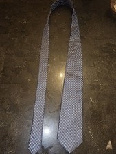 Brooks Brothers Makers Silk Tie Gray Blue Texture Jacquard Pattern Classic Style