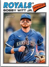 2026 Topps Heritage #160 Bobby Witt Jr. Kansas City Royals