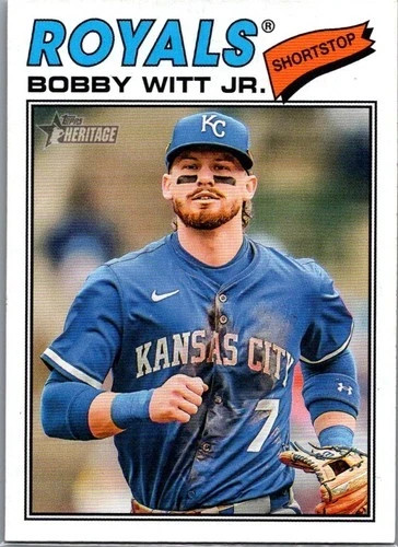 2026 Topps Heritage #160 Bobby Witt Jr. Kansas City Royals