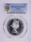 1964 Canada Silver Dollar Coin - PCGS PL67 CAM - Tied For Top Pop