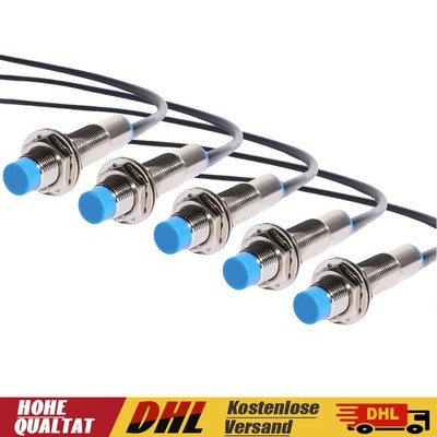 5 Stk. Induktiver Metall Sensor LJ12A3-4-Z/BX 6-36V NPN 4mm Näherungsschalter DE