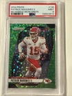 2024 Prizm Patrick Mahomes No Huddle Neon Green PSA Mint 9 #’d 01/10 Chiefs SSP