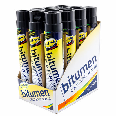 Bitumen Kalt Fugenversiegelung 750ml x12 - Asphalt Tack Coat Reparatur Spray