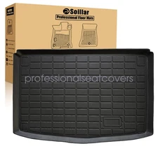 For 2020-2025 Kia Soul Cargo Trunk Liner Cover Floor Mat TPE All Weather Black
