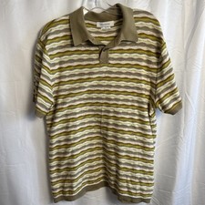 MEDIUM  Mens Urban Outfitters Polo Shirt Stripe Sweater
