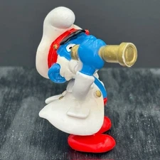 Smurfs 20141 Sea Captain Papa Smurf Vtg Figure PVC Figurine Schleich Peyo