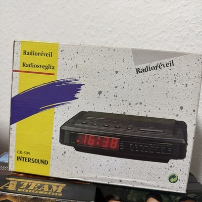 Intersound CR-505 Radiowecker AM/FM Retro 90er NOS Neu in OVP Vintage