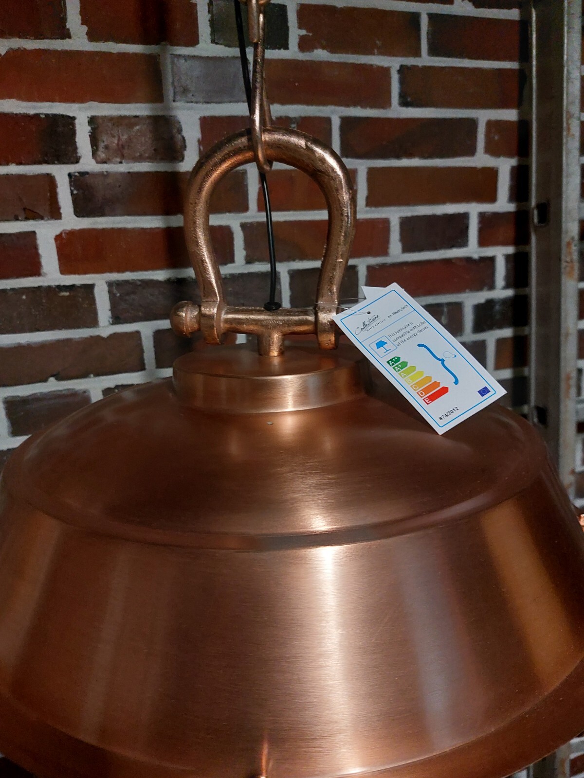 Industrial Hängelampe Pendelleuchte Kupfer Maritim Lampe Deckenlampe ø 45 cm