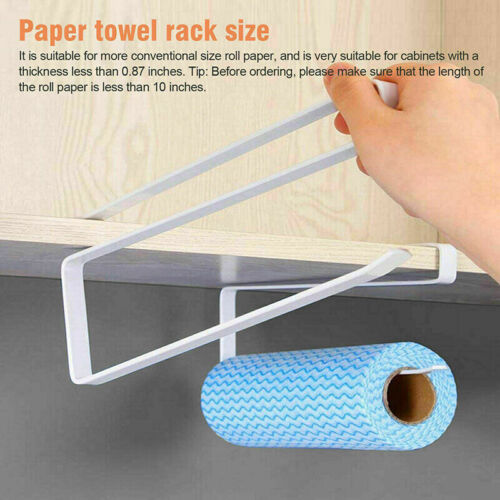 Paper Towel Holder Hanger Rack Kitchen Shelf Organizer Under Cabinet Roll Cup AU - Picture 10 of 12