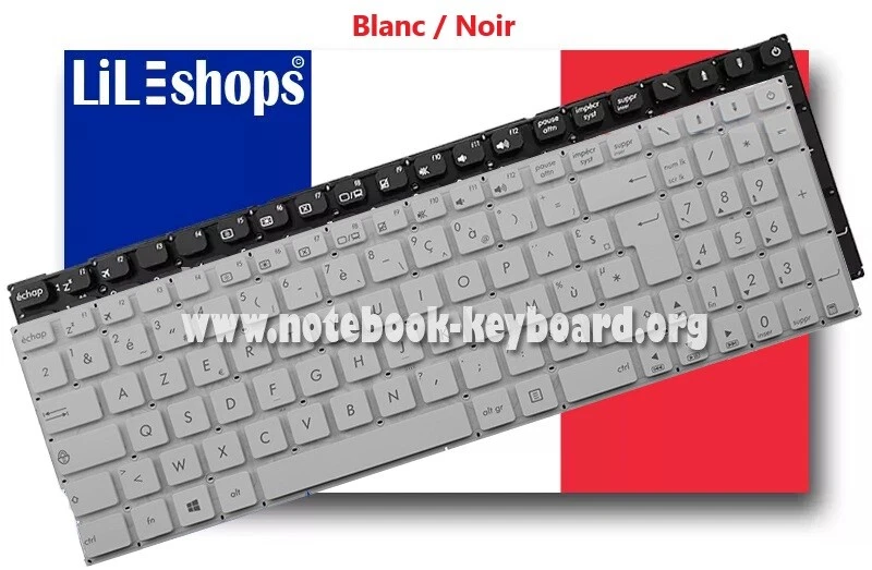 Clavier Asus K52JT AZERTY Français – Neuf, Noir, Générique