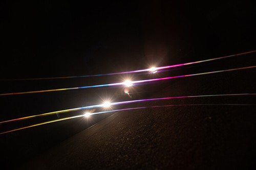 Color Blue Orange Linear Flares Starlight Prism Anamorphic Flare Effect Filter - Picture 16 of 21