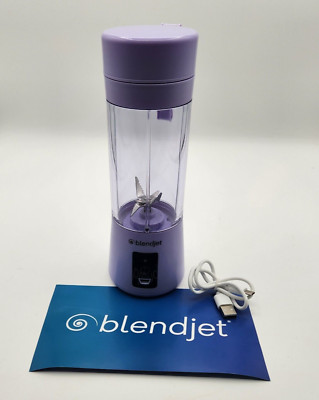 BlendJet One The Original Portable Blender Purple Tested & Working