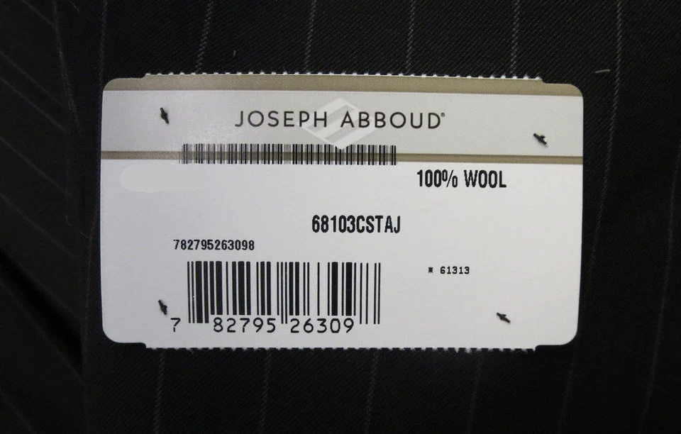 Nuevo Esmoquin Para Hombres Joseph Abboud Tiza Rayas Descuento Esmoquin Enorme Ahorro Boda Foto 2 de 4