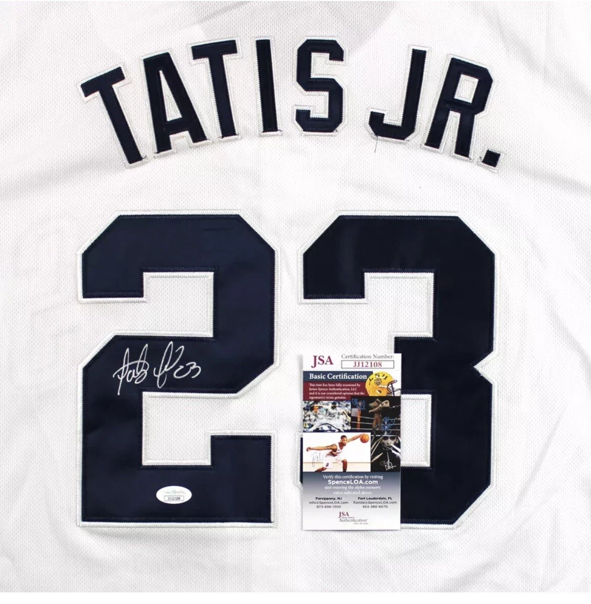 Fernando Tatis Jr. Signed San Diego Padres 50th Anniversary Home Jersey JSA COA