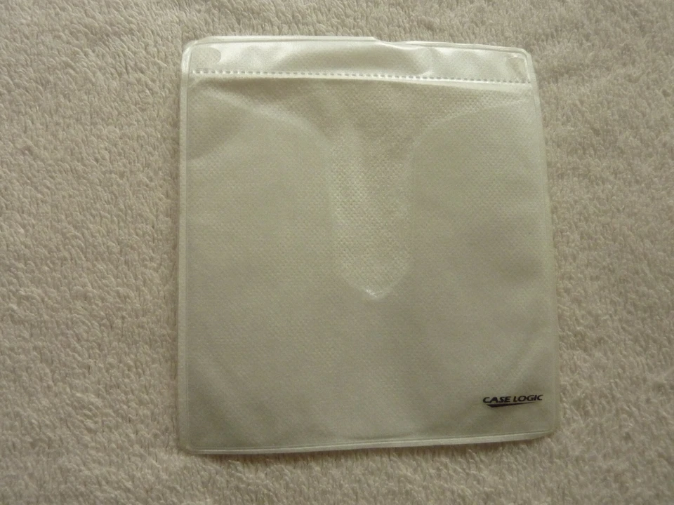 "Case Logic" - Sleeve CD-Hüllen CD Tasche 25 Stück für 50 CDs, weiß transparent - Bild 2 von 4