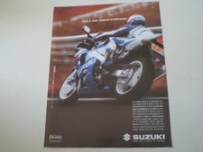 advertising Pubblicità 2001 MOTO SUZUKI GSX 600 R