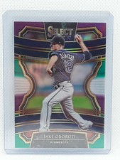 Jake Odorizzi 2020 Select Baseball - Concourse Level TRI COLOR Minnesota Twins
