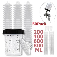 PPS CUPS Disposable Paint Spray Gun Cup Liner...