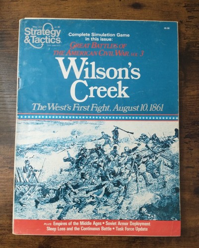 Strategy & Tactics magazine No 80 1980 SPI includes Wilson's Creek rules & map - 第 1/1 張圖片