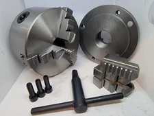 New 5" dia. 3-jaw chuck with 1-1/2"-8 adapter for 9" & 10" South Bend lathes