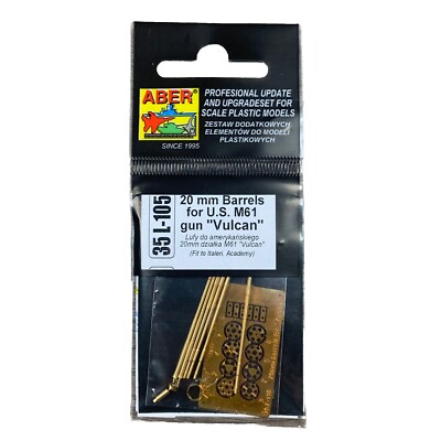 1/35 ABER 35L-105 20mm Barrels To US M61 Gun Vulcan For ITALERI Academy Kits