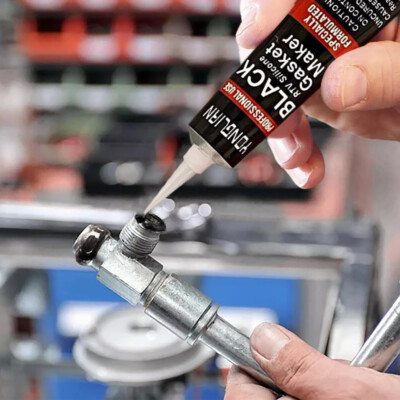 Black RTV Silicone Gasket Maker Sealant for Engine Oil-resistant Adhesive Glue