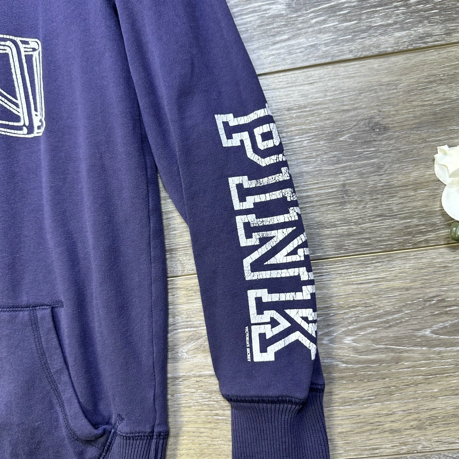 UNDERCOVER Felpa con cappuccio SYRAC UNIVERSITY taglia XS arancione NATION VICTORIA SECRET ROSA