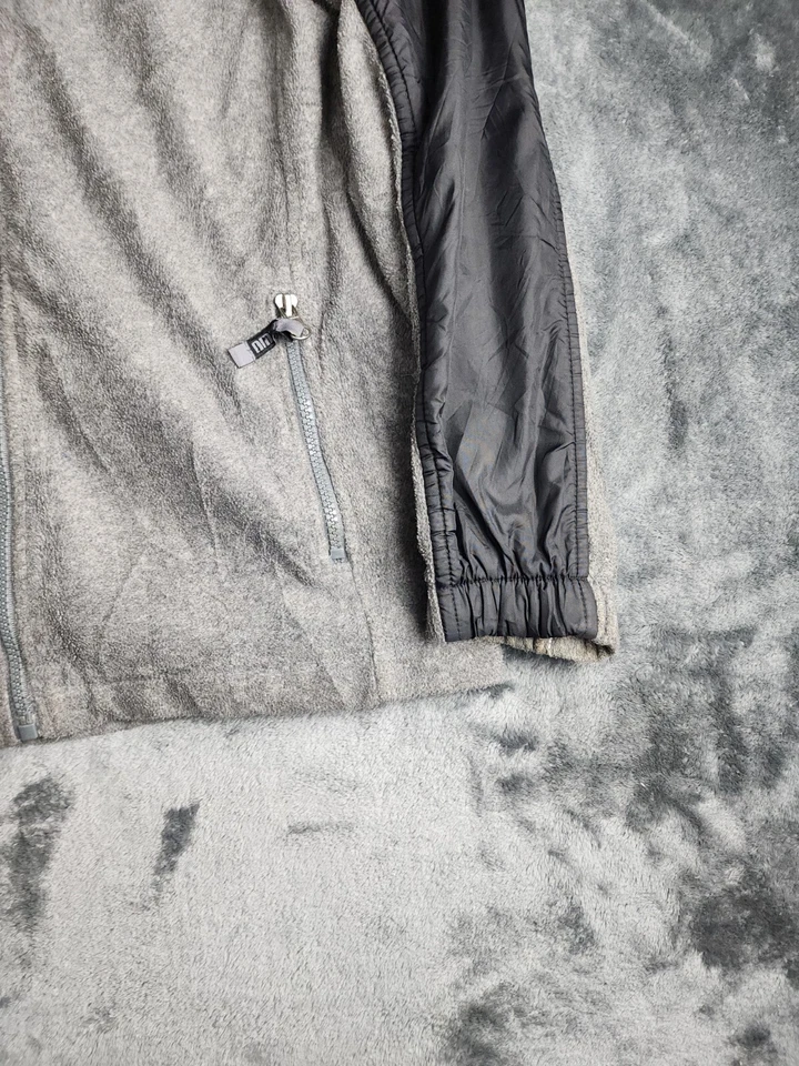 Puma Sports Denali Fleece Full Zip Jacket Boy's Size Large 16-18 Gray/ Black - Image 2 of 4