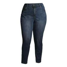 TERRA  SKY - PLUS SIZE: 20WP - Tummy Control Mid-Rise Skinny Jeans W/29" Inseam