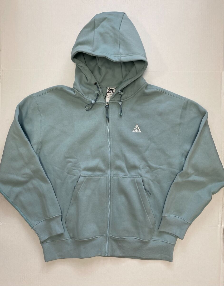 Nike ACG Therma-Fit Zip Up Hoodie Ocean Blue DH3089-366 Size Nike ACG Therma-Fit Zip Up Hoodie Ocean Blue DH3089-366 Size