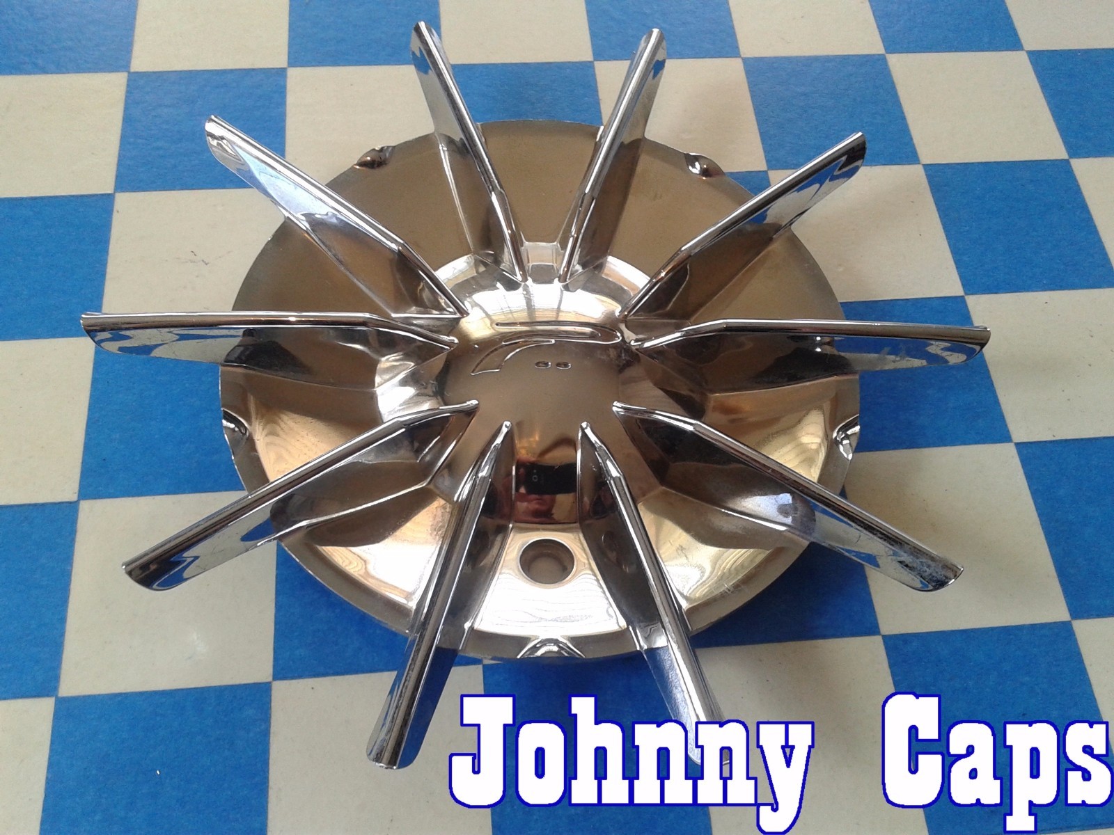 PLATINUM WHEELS Chrome Center Caps # 89-9081 Custom Wheel [44] Center Cap (1)
