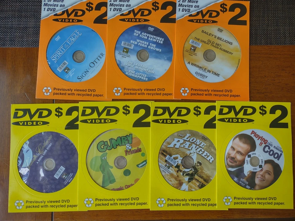 Lot of 7 DVDs ~ Total 14 Movies ~ VG ~ William and Catherine, Classic, Western + Foto 4 de 4