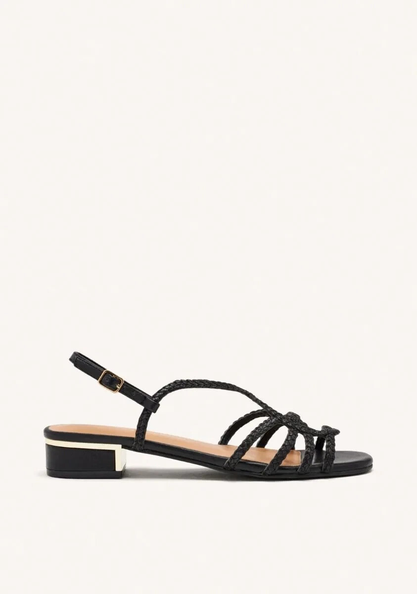 Джосеппо ПОВНАЛ, Дамен Шварц, Сандаленфлахер, Шухер Натурледер (74333-П-Негро)