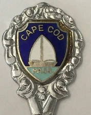 Vintage Souvenir Spoon US Collectible Cape Cod Massachusetts