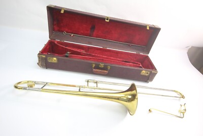 H.N. White KING LIBERTY 2B Trombone excellent 1958 vintage tenor original case