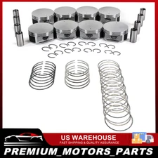 Pistons with Rings Set & Pin Kit for Chrysler Dodge Jeep Mitsubishi 4.7L