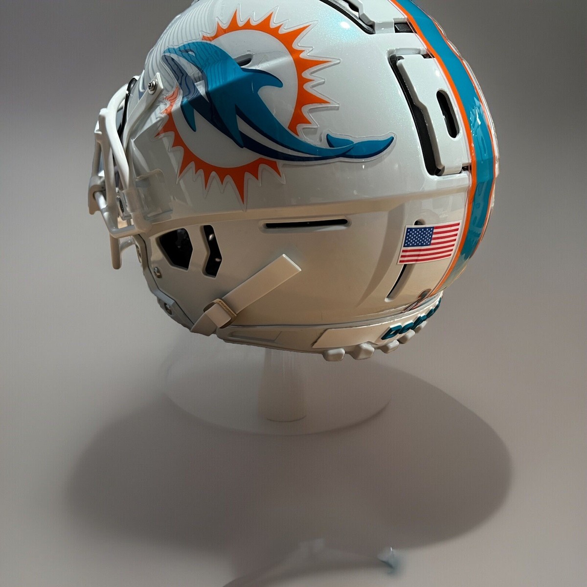Custom Tyreek Hill Miami Dolphins Helmet NFL Schutt F7 2.0 | eBay