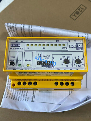 NEW BENDER RCM470LY-11 B94012025 Monitor Fast shipping#DHL or FedEx