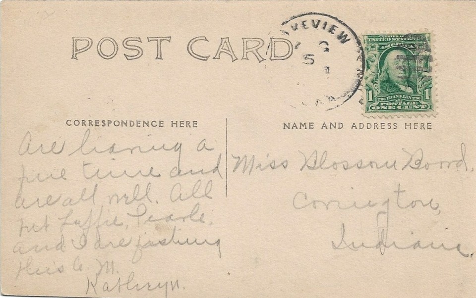 RPPC CARROLL BOTTLING WORKS IOWA CRATE, c1915 Real Photo COTTAGE GROVE