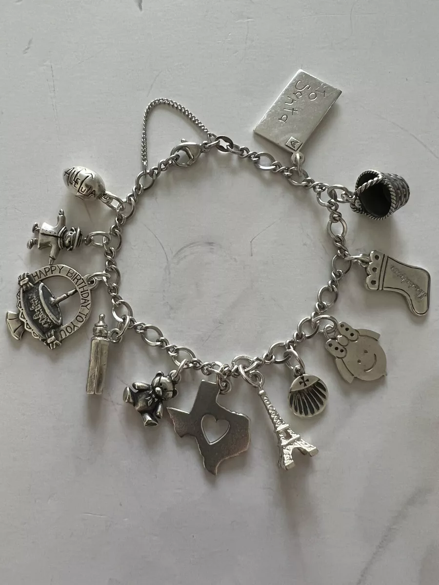 Darling JAMES AVERY 7” Charm Bracelet w/12 Charms Madeline Doll He is Risen  Egg