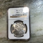 1885 Silver Morgan Dollar NGC MS63
