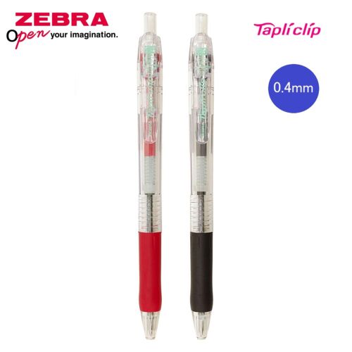 Zebra Tapurikurippu 0,4 mm Kugelschreiber Wählen Sie aus 2 Farben - Bild 1 von 4