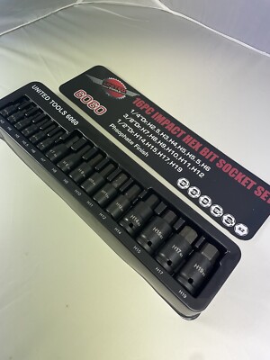 17pc IMPACT HEX BIT SOCKET SET 2mm/19mm Metric Allen Keys Us Pro Tools Bergen
