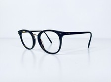 Vtg Tommy Hilfiger Tortoise Brown Acetate Oval Glasses Gold Accents 50 21 140