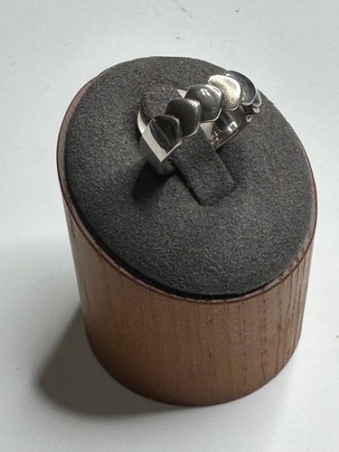 silver heart band - Picture 3 of 4